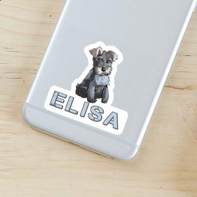 Elisa Sticker Dog Laptop Image