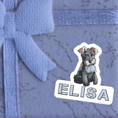 Aufkleber Schnauzer Elisa Notebook Image