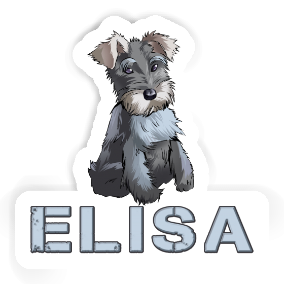 Aufkleber Schnauzer Elisa Image