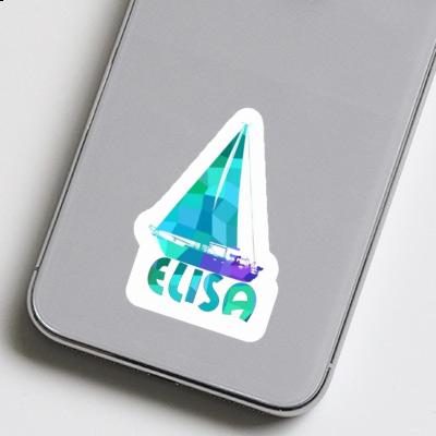 Segelboot Sticker Elisa Laptop Image