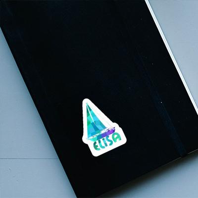 Sticker Sailboat Elisa Notebook Image