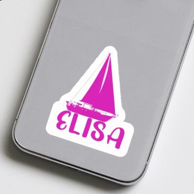 Sticker Elisa Sailboat Laptop Image