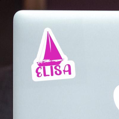 Sticker Elisa Sailboat Gift package Image