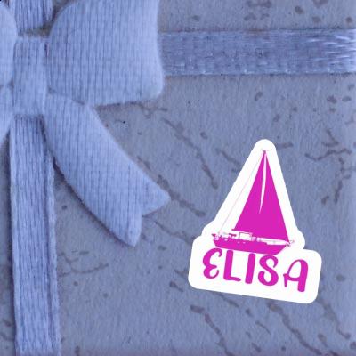 Sticker Elisa Sailboat Gift package Image