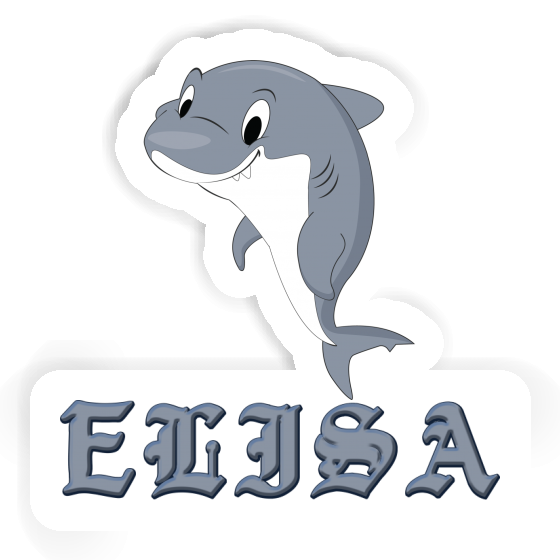 Fish Sticker Elisa Laptop Image