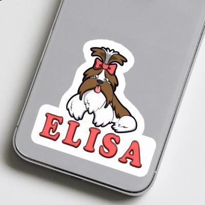 Sticker Elisa Shih Tzu Notebook Image