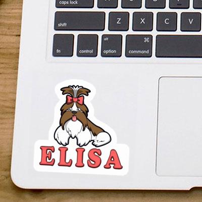 Aufkleber Elisa Shih Tzu Laptop Image