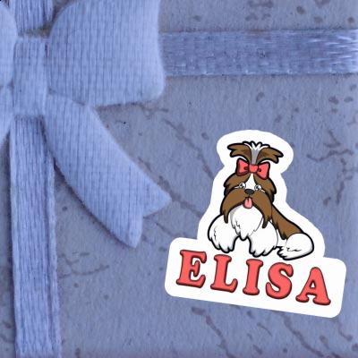 Shih Tzu Autocollant Elisa Gift package Image