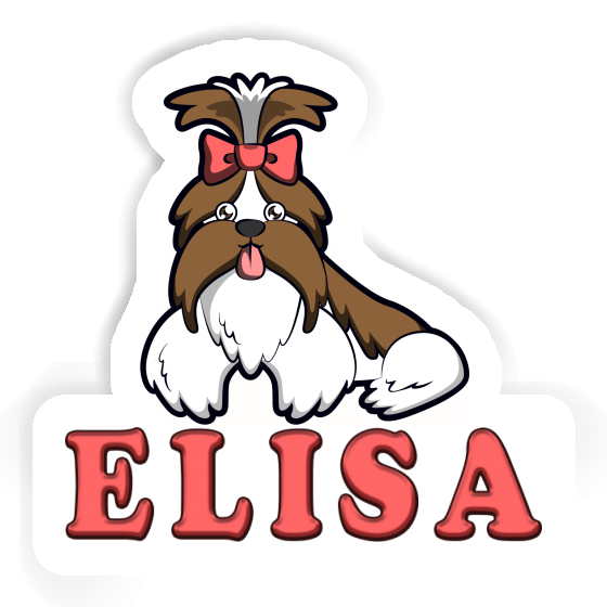 Sticker Elisa Shih Tzu Gift package Image