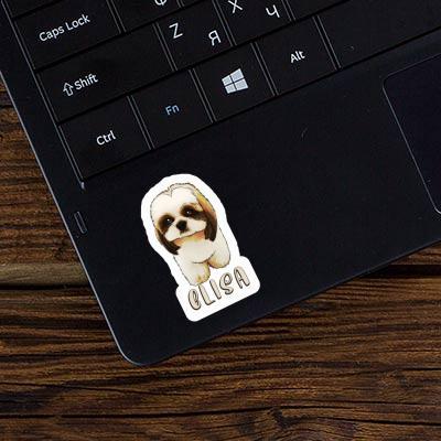 Shih Tzu Autocollant Elisa Gift package Image