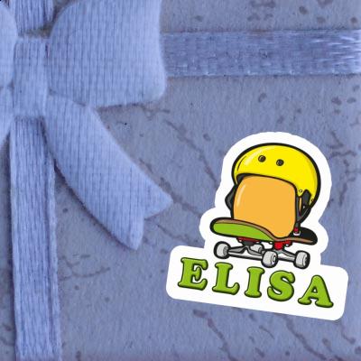 Sticker Skateboard-Ei Elisa Image