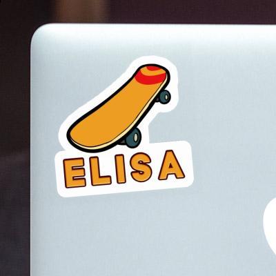 Skateboard Sticker Elisa Laptop Image