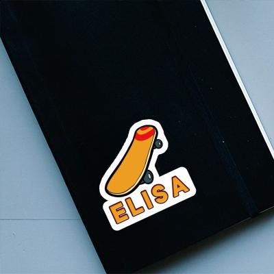 Skateboard Sticker Elisa Notebook Image