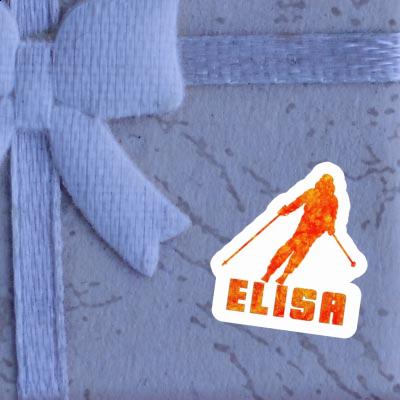 Sticker Skier Elisa Image