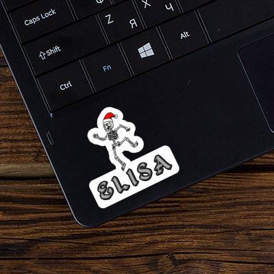 Elisa Sticker Skull Laptop Image