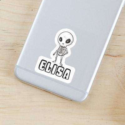 Elisa Sticker Skeleton Notebook Image