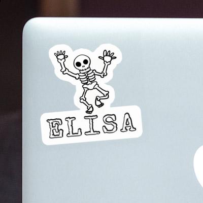 Sticker Elisa Skeleton Gift package Image