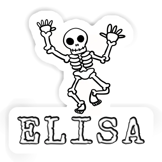 Sticker Elisa Skeleton Laptop Image