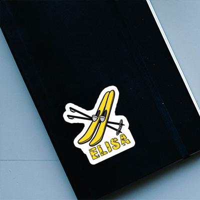 Sticker Ski Elisa Notebook Image