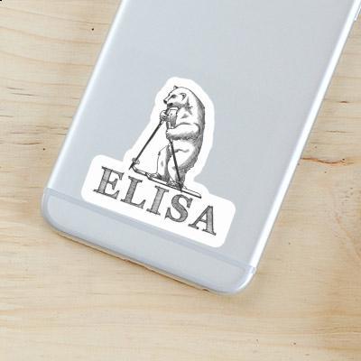 Bear Sticker Elisa Notebook Image