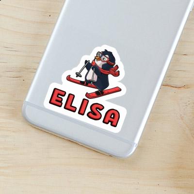 Sticker Elisa Skier Gift package Image