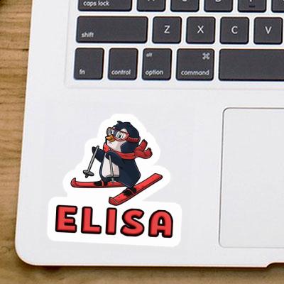 Sticker Elisa Skier Gift package Image