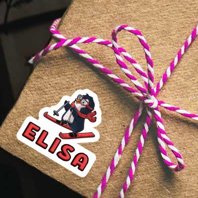 Sticker Elisa Skier Notebook Image