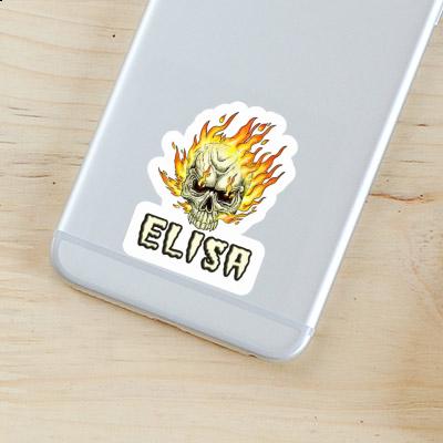 Sticker Elisa Skull Laptop Image