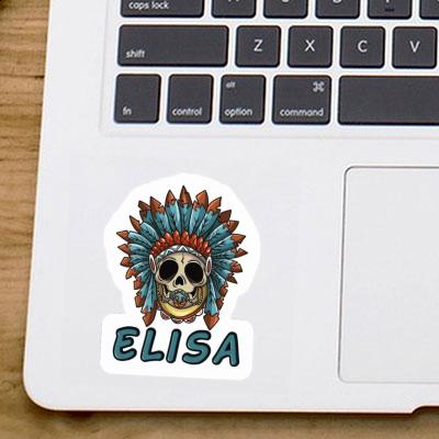 Elisa Sticker Baby-Skull Notebook Image