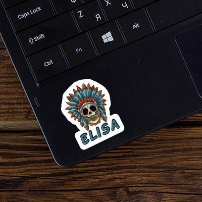 Elisa Sticker Baby-Skull Laptop Image