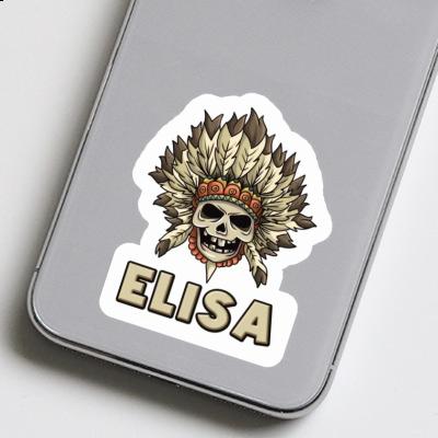 Sticker Skull Elisa Notebook Image