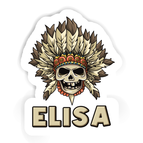 Sticker Skull Elisa Image