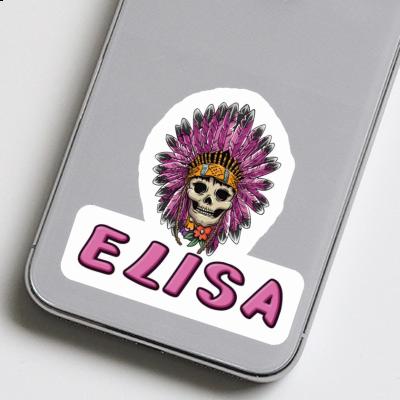 Sticker Ladys Skull Elisa Notebook Image