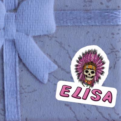 Sticker Ladys Skull Elisa Notebook Image