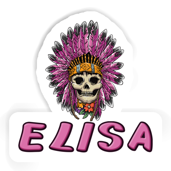 Sticker Ladys Skull Elisa Gift package Image