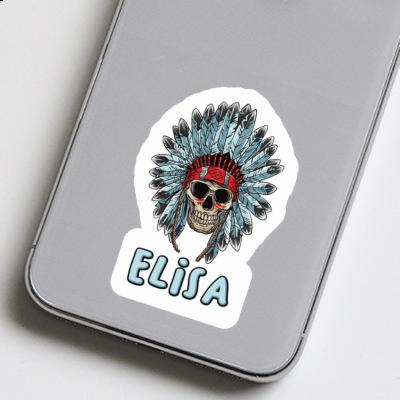 Sticker Elisa Indian Skull Image