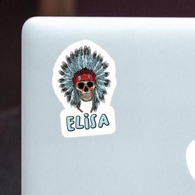 Sticker Elisa Indian Skull Image