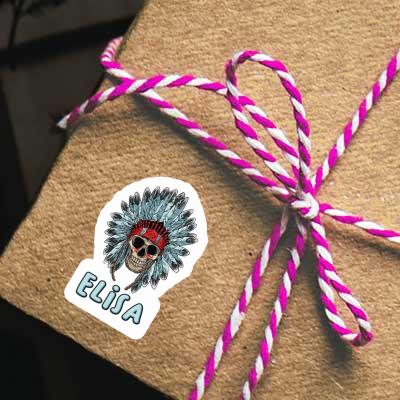 Sticker Elisa Indian Skull Gift package Image