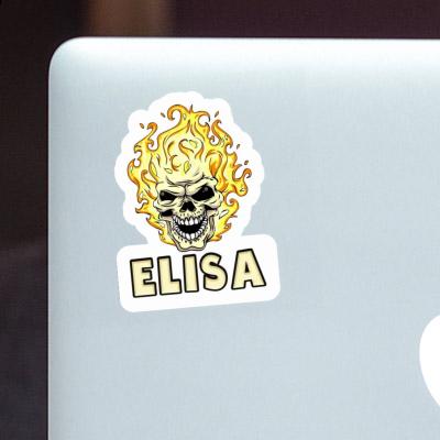 Sticker Elisa Firehead Notebook Image