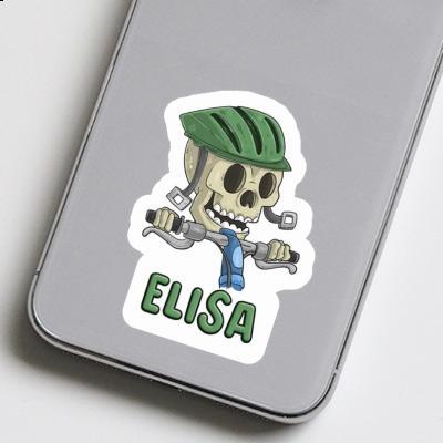 Aufkleber Elisa Biker Notebook Image