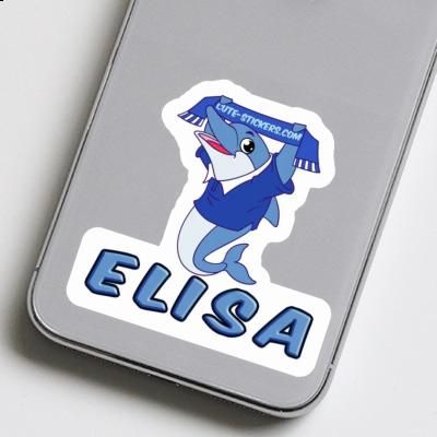 Elisa Sticker Dolphin Laptop Image