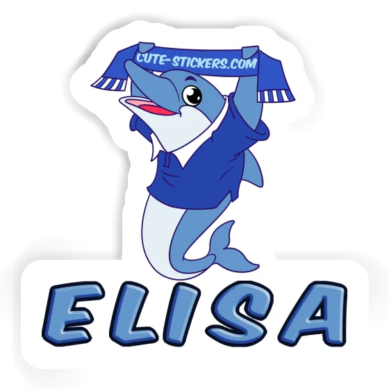 Elisa Sticker Dolphin Laptop Image