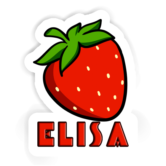 Sticker Strawberry Elisa Laptop Image