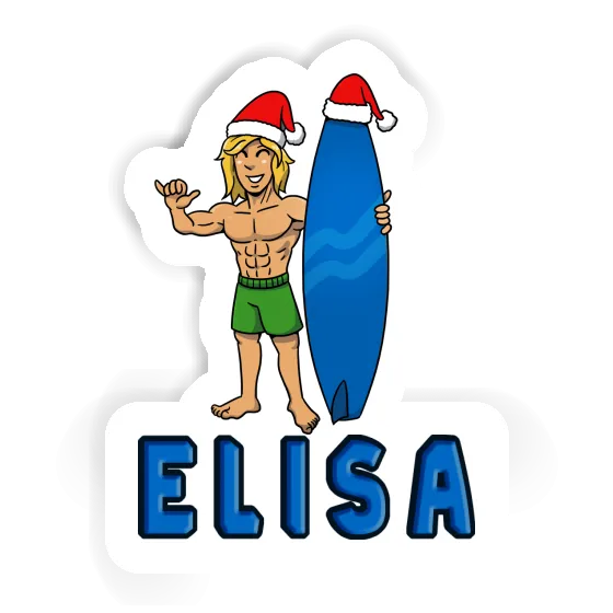 Weihnachtssurfer Sticker Elisa Gift package Image