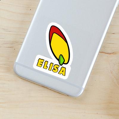 Elisa Sticker Surfboard Image