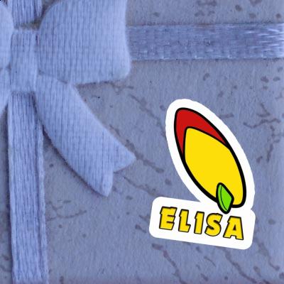 Elisa Sticker Surfboard Image