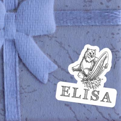 Elisa Sticker Surfer Notebook Image