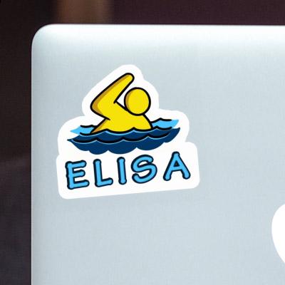 Schwimmer Sticker Elisa Image