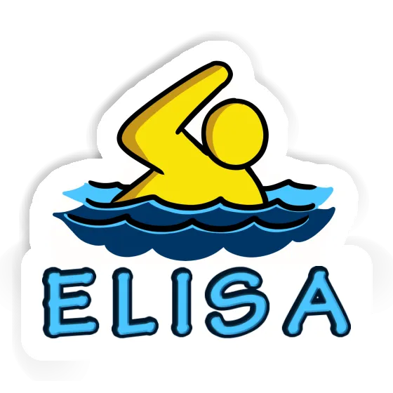 Schwimmer Sticker Elisa Image