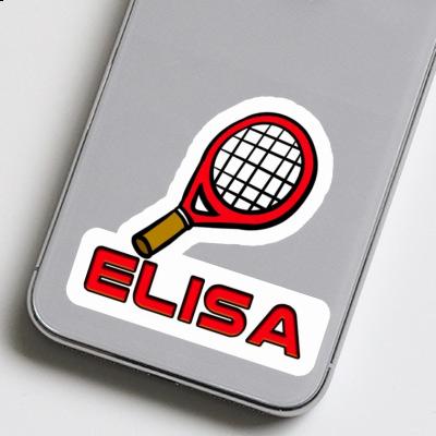 Elisa Aufkleber Tennisschläger Image